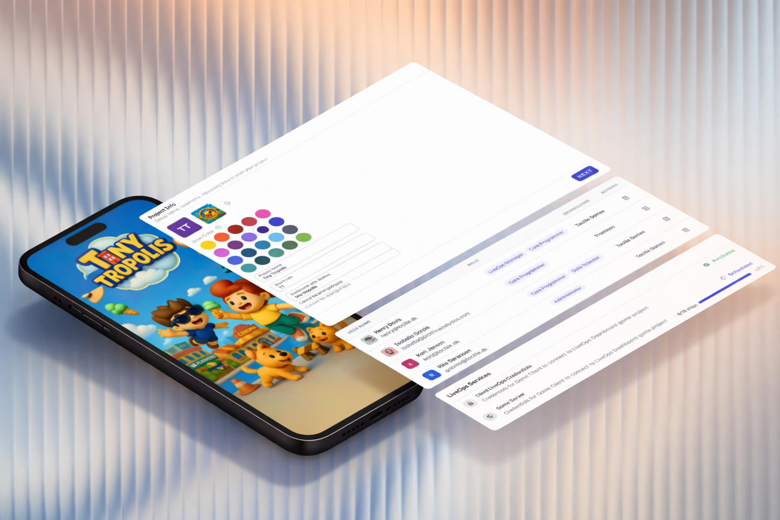 Automating game setup for scalable releases project preview